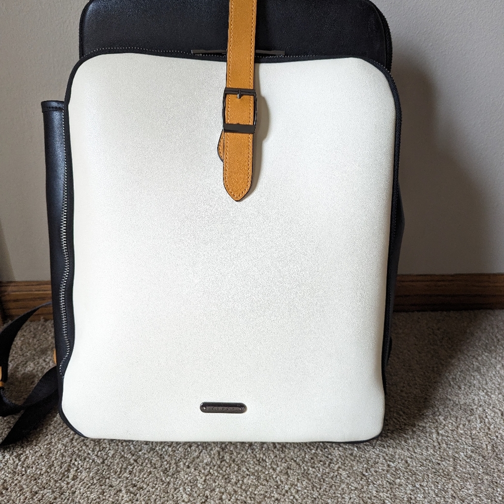 Cluci Genuine Leather 15.6 inch laptop backpack purse for women